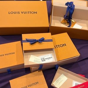 Empty Louie Vuitton boxes, Authentic 7 total